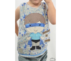 Stickserie - Kleine Superhelden Fransenappli